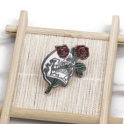 Halloween Black Alloy Enamel Brooches&nbsp;PW-WG10CA1-01