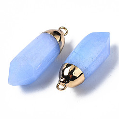 Natural White Jade Pointed Pendants&nbsp;G-Q998-009A