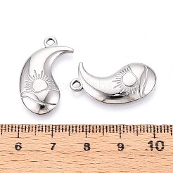 304 Stainless Steel Pendants&nbsp;STAS-T065-10P
