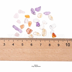 150G 5 Style Natural Mixed Gemstone Chip Beads&nbsp;G-FS0001-09