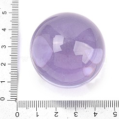 ガラスの水晶玉  風水占い装飾品  ラウンド  ライラック  38~39mm&nbsp;DJEW-G050-01A-04