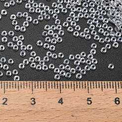 トーホー 11/0 デミラウンドビーズ  日本製シードビーズ  （101)つの透明な光沢  11/0  2.2x0.9mm  穴：0.8mm  約1733個/10g&nbsp;X-SEED-DR11-0101