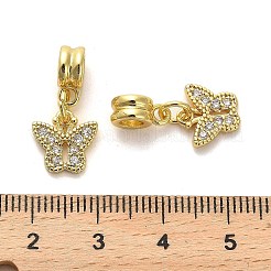 Rack Plating Brass Micro Pave Cubic Zirconia Charms&nbsp;KK-S398-04B