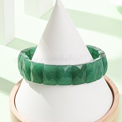 Natural Malaysia Jade Beaded Stretch Bracelets for Unisex&nbsp;G-K303-02E