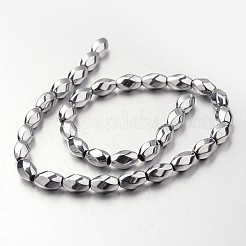 Electroplate Non-magnetic Synthetic Hematite Beads Strands&nbsp;G-F300-12-01