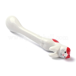 Porcelain Cat Animal Hanging Spoons&nbsp;AJEW-A029-01C