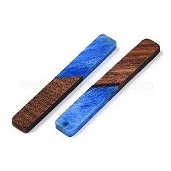 Transparent Resin & Walnut Wood Big Pendants&nbsp;RESI-ZX017-35