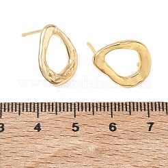 Brass Stud Earring Findings&nbsp;KK-D263-08G