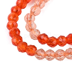 Transparent Glass Beads Strands&nbsp;GLAA-N074-01A-16