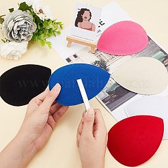 6Pcs 6 Colors EVA Cloth Teardrop Fascinator Hat Base for Millinery&nbsp;AJEW-CA0002-78