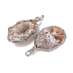 Natural Agate Big Pendants&nbsp;G-A282-06P