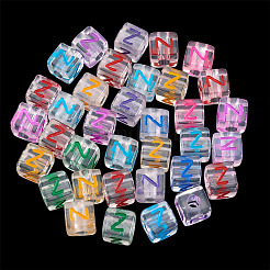 50Pcs Acrylic European Beads&nbsp;MACR-TADJ0001-13Z