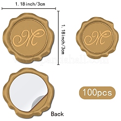 100Pcs Adhesive Wax Seal Stickers&nbsp;DIY-CP0009-47D