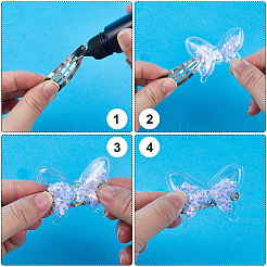 40Pcs 5 Colors PVC Ornament Accessories&nbsp;FIND-GF0005-41