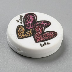 Valentine's Day Silicone Focal Beads&nbsp;LS-SIL-SZC0001-10H