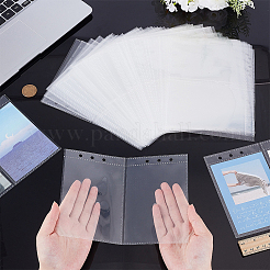 10Pcs PP Plastic 6-Hole Loose-leaf Notebook Refills&nbsp;KY-WH0046-206