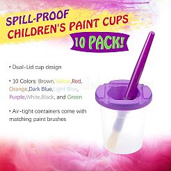 Plastic Painting Brushes Pens Sets&nbsp;DIY-NB0003-30