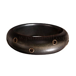 Iron Studded Wooden Statement Bangles&nbsp;WGF1C60-01