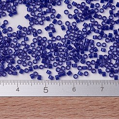 MIYUKIデリカビーズ小  シリンダー  日本製シードビーズ  15/0  （dbs0707)透明コバルト  1.1x1.3mm  穴：0.7mm  約175000個/袋  50 G /袋&nbsp;SEED-X0054-DBS0707