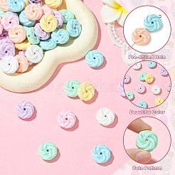 160Pcs 8 Colors Opaque Acrylic Beads&nbsp;PACR-CJ0001-44