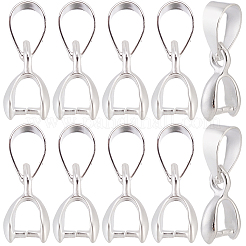 30Pcs Brass Ice Pick Pinch Bails&nbsp;KK-BBC0024-75A