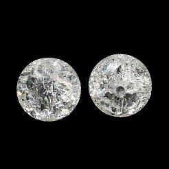 Transparent Crackle Glass Beads&nbsp;GLAA-L046-01A-22