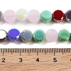 Electroplate Glass Bead Strands&nbsp;GLAA-E042-03F