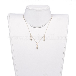 Natural Gemstone Bib Statement Necklaces&nbsp;NJEW-JN02582