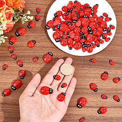120Pcs 4 Styles Opaque Resin Cabochons&nbsp;CRES-PA0001-03