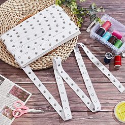 Clasps and Eye Cotton Tape Trim&nbsp;DIY-WH0304-236B