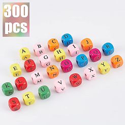 300Pcs Natural Wood Beads&nbsp;WOOD-OC0001-91