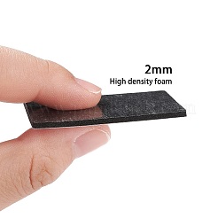 スポンジEVAシート発泡紙セット  両面粘着バック付き  滑り止め  長方形  ミックスカラー  50x30x2mm  200個/セット&nbsp;AJEW-BC0001-24