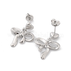 Tarnish Resistant 304 Stainless Steel Dangle Stud Earrings&nbsp;EJEW-H115-06P