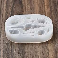 Sea Animal Ornament DIY Silicone Molds&nbsp;X-DIY-P078-03C