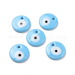 Handmade Lampwork Evil Eye Pendants&nbsp;LAMP-E106-02A-02
