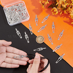 60Pcs Tibetan Style Alloy Pendants for Halloween&nbsp;TIBEP-UN0001-17