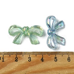 UV Plating Iridescent Transparent Acrylic Beads&nbsp;OACR-O006-07A