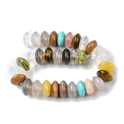 Natural & Synthetic Mixed Gemstone Beads Strands&nbsp;G-F743-05D