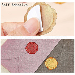 50Pcs Adhesive Wax Seal Stickers&nbsp;DIY-CP0009-89A