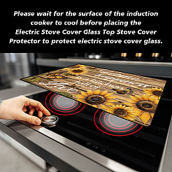 1Pc Cloth Induction Cooktop Protector Mats&nbsp;AJEW-GA0008-37C