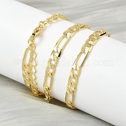 5MM Brass Figaro Chain Necklaces for Women&nbsp;NJEW-K271-07G