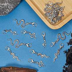 Snake Alloy Shoes Charms&nbsp;HJEW-CP00018