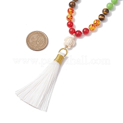 Gemstone Pendant Necklaces&nbsp;NJEW-JN04761