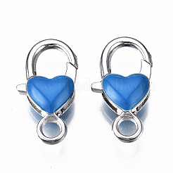 Alloy Enamel Lobster Claw Clasps&nbsp;PALLOY-Q441-031C-RS
