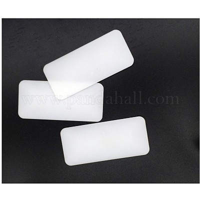プラスチックスクレーパツール  長方形  透明  10x4.5cm&nbsp;TOOL-WH0014-04-1