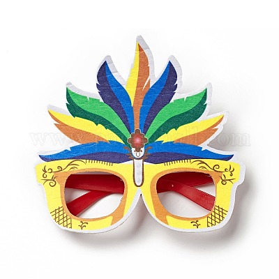 Carnival Feather Glasses Carnival Feather Glasses