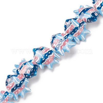 Handmade Porcelain Beads&nbsp;PORC-G002-54F-1