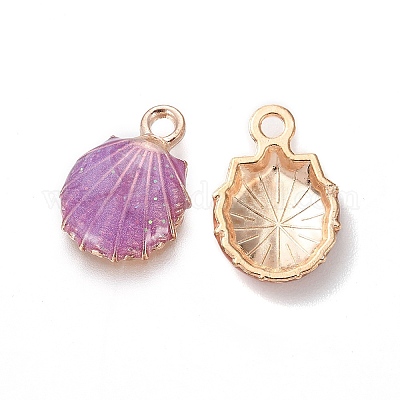 Alloy Enamel Pendants&nbsp;PALLOY-F224-09G-1