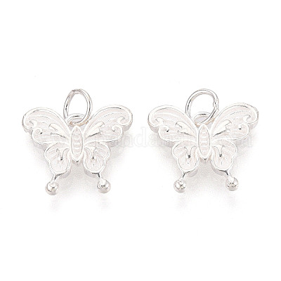 925 Sterling Silver Butterfly Charms&nbsp;STER-T009-01S-1