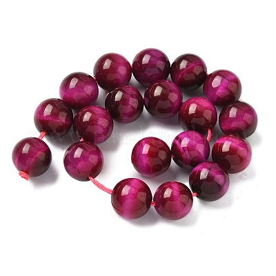 Natural Rose Tiger Eye Beads Strands&nbsp;G-G099-10mm-12-1